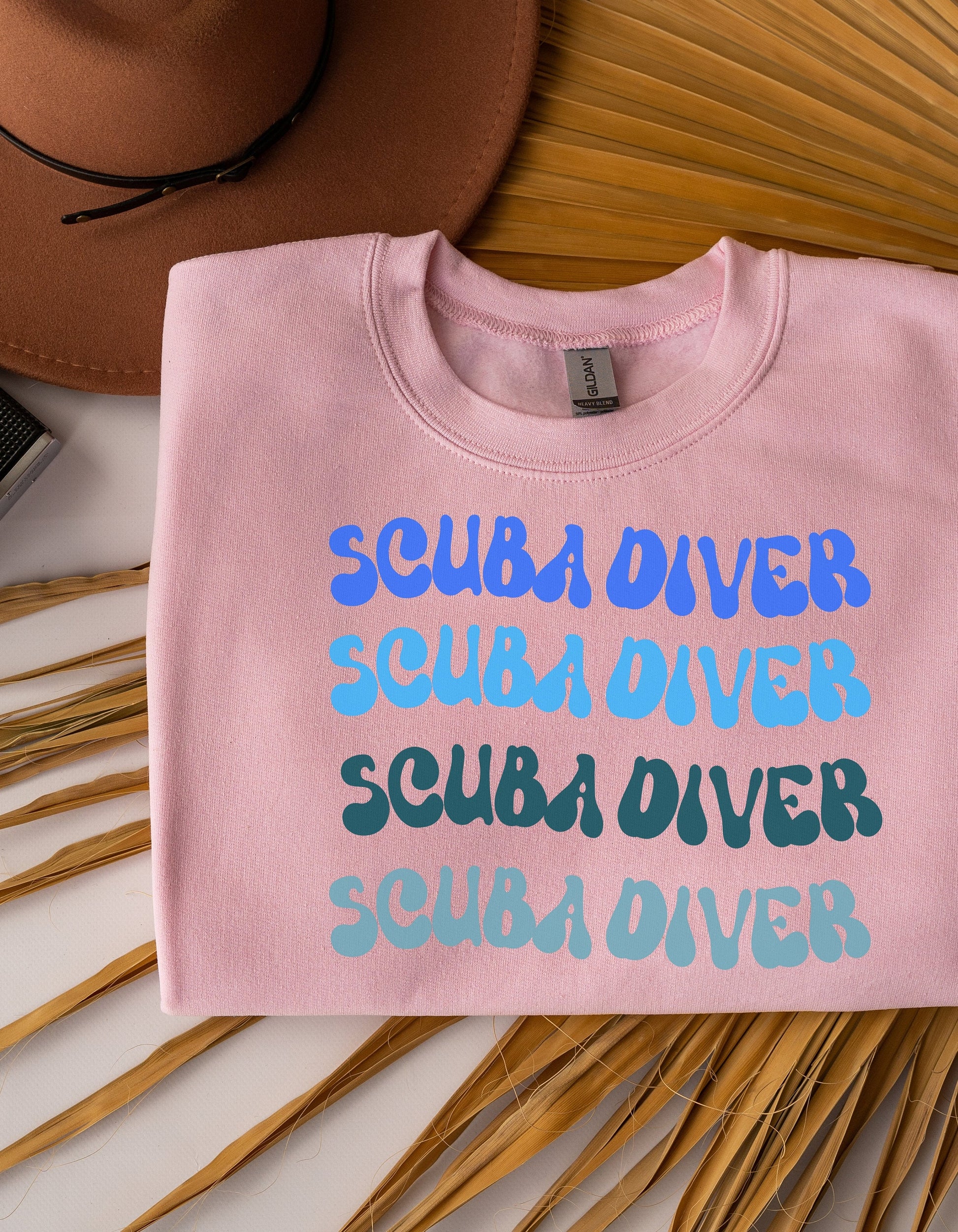 Exploring the Depths in Style: Get Your Retro Scuba Diver Sweatshirt, Cute Scuba Crewneck Sweatshirt, Gifts for Scuba Diver, Gift for her