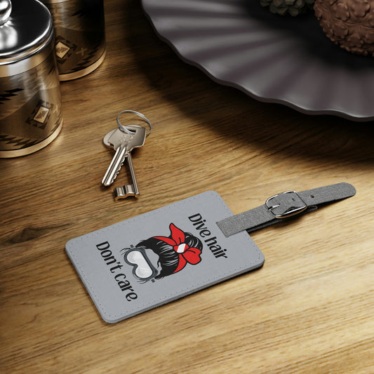 Saffiano Polyester Luggage Tag, Rectangle