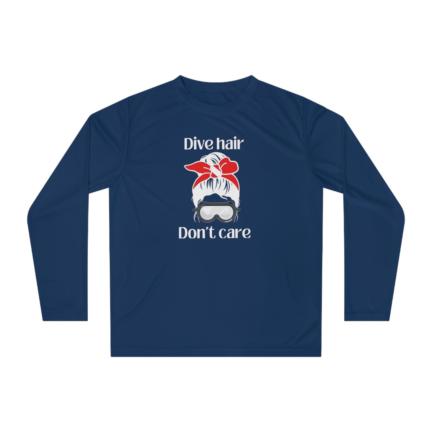 Dive Hair Don't Care- Women's Scuba Rash Guard