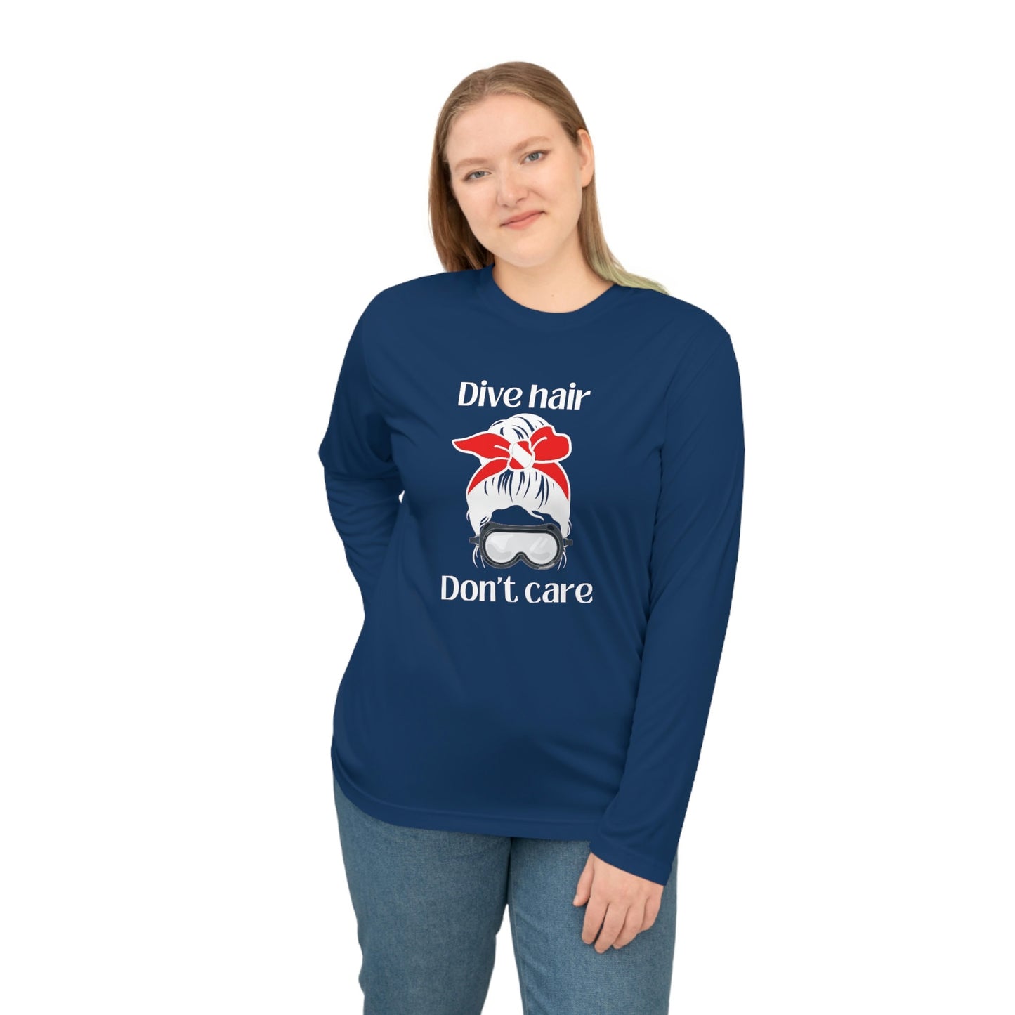 Dive Hair Don't Care- Women's Scuba Rash Guard