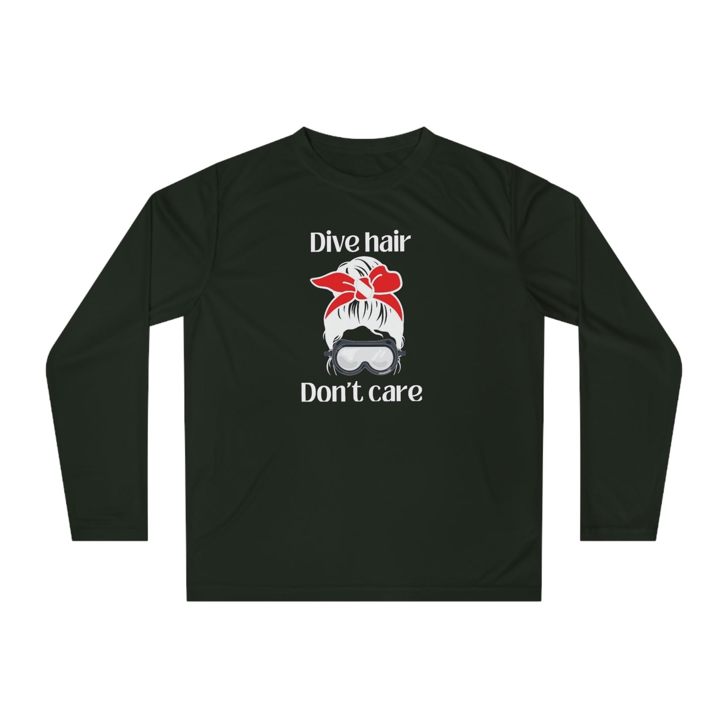 Dive Hair Don't Care- Women's Scuba Rash Guard