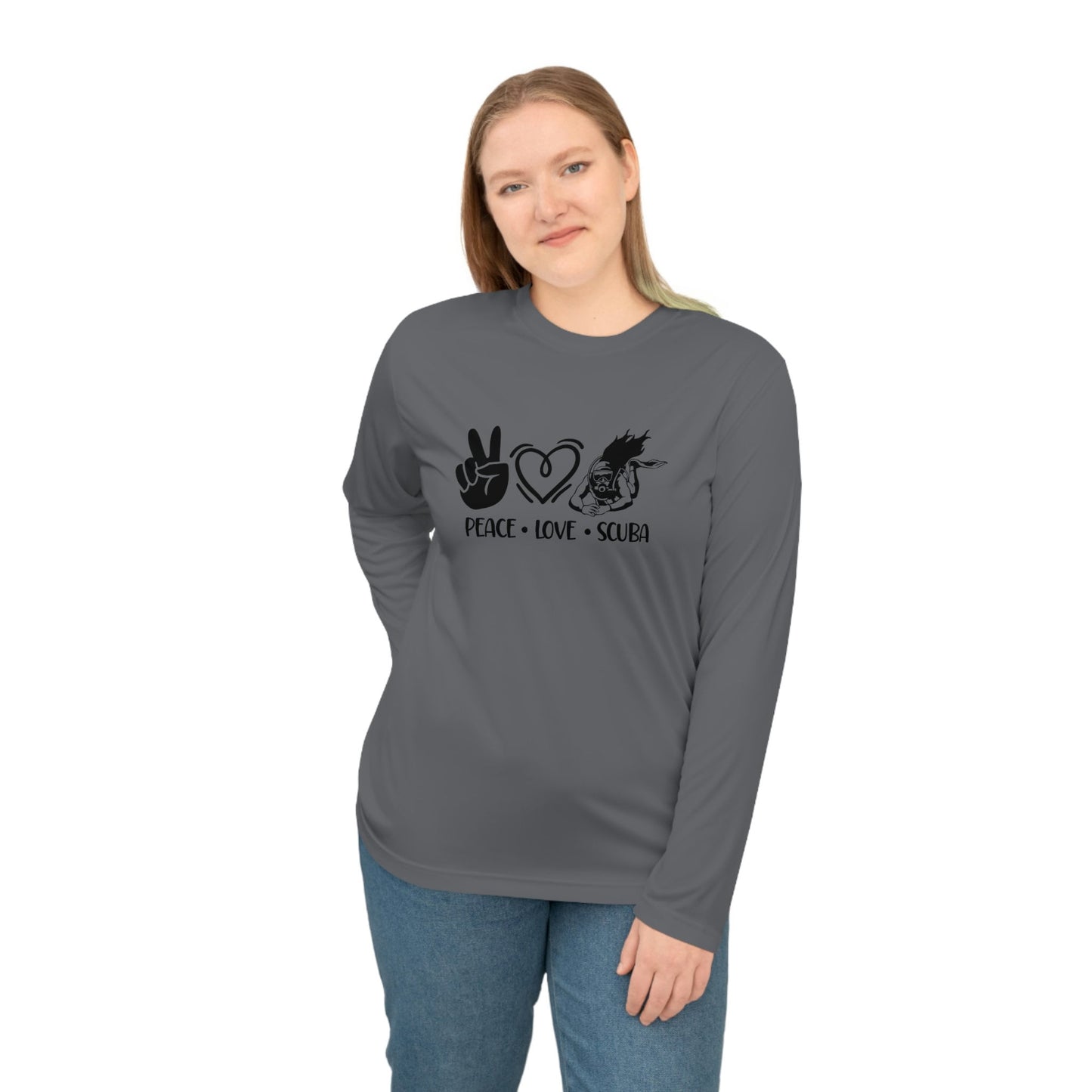 Peace Love Scuba- Women's Scuba Rash Guard