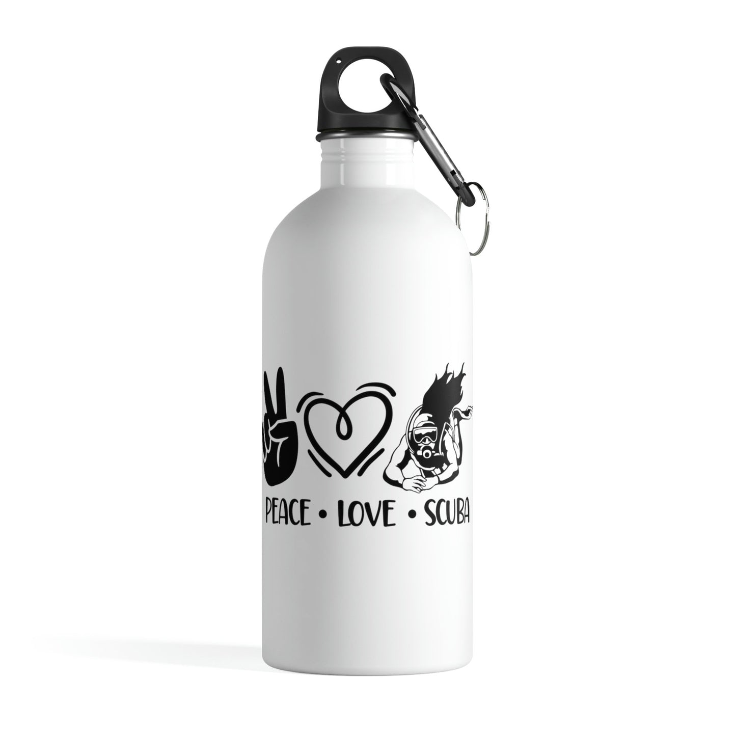 Scuba Diver Water Bottle, Cute Scuba Gift, Unique Scuba Gift, Gift for Her, Scuba Diving