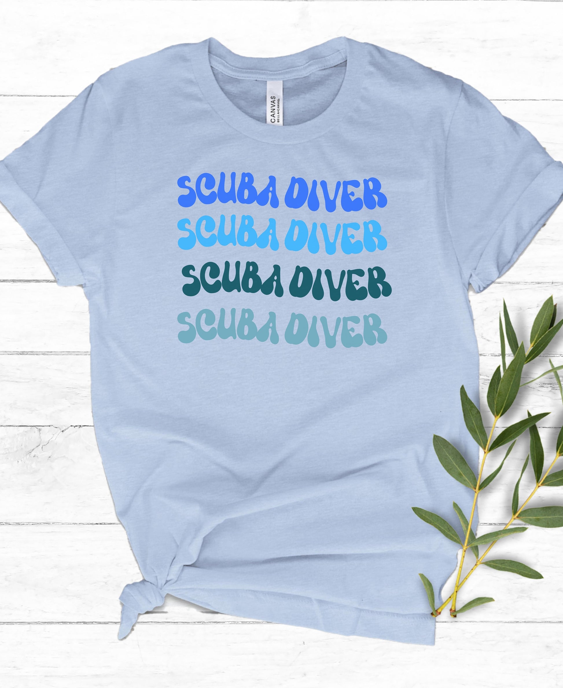 Exploring the Depths in Style: Get Your Retro Scuba Diver Tee Today, Cute Scuba Tee, Gifts for Scuba Diver, Gift for her