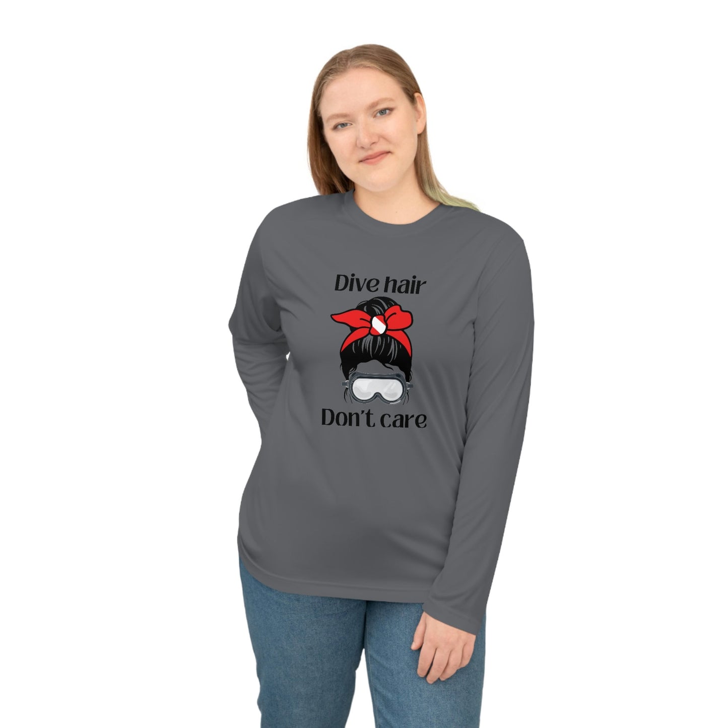 Dive Hair Don't Care- Women's Scuba Rash Guard