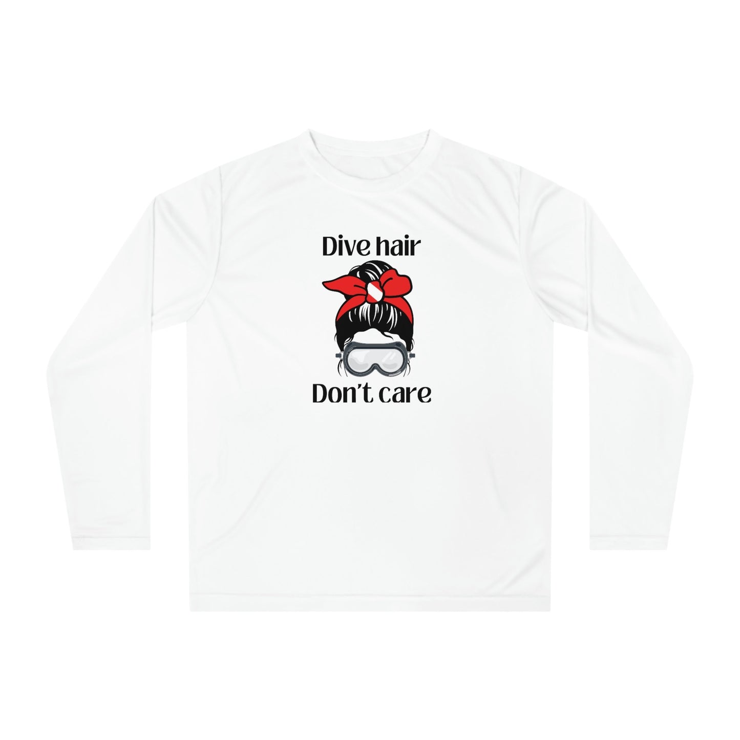 Dive Hair Don't Care- Women's Scuba Rash Guard