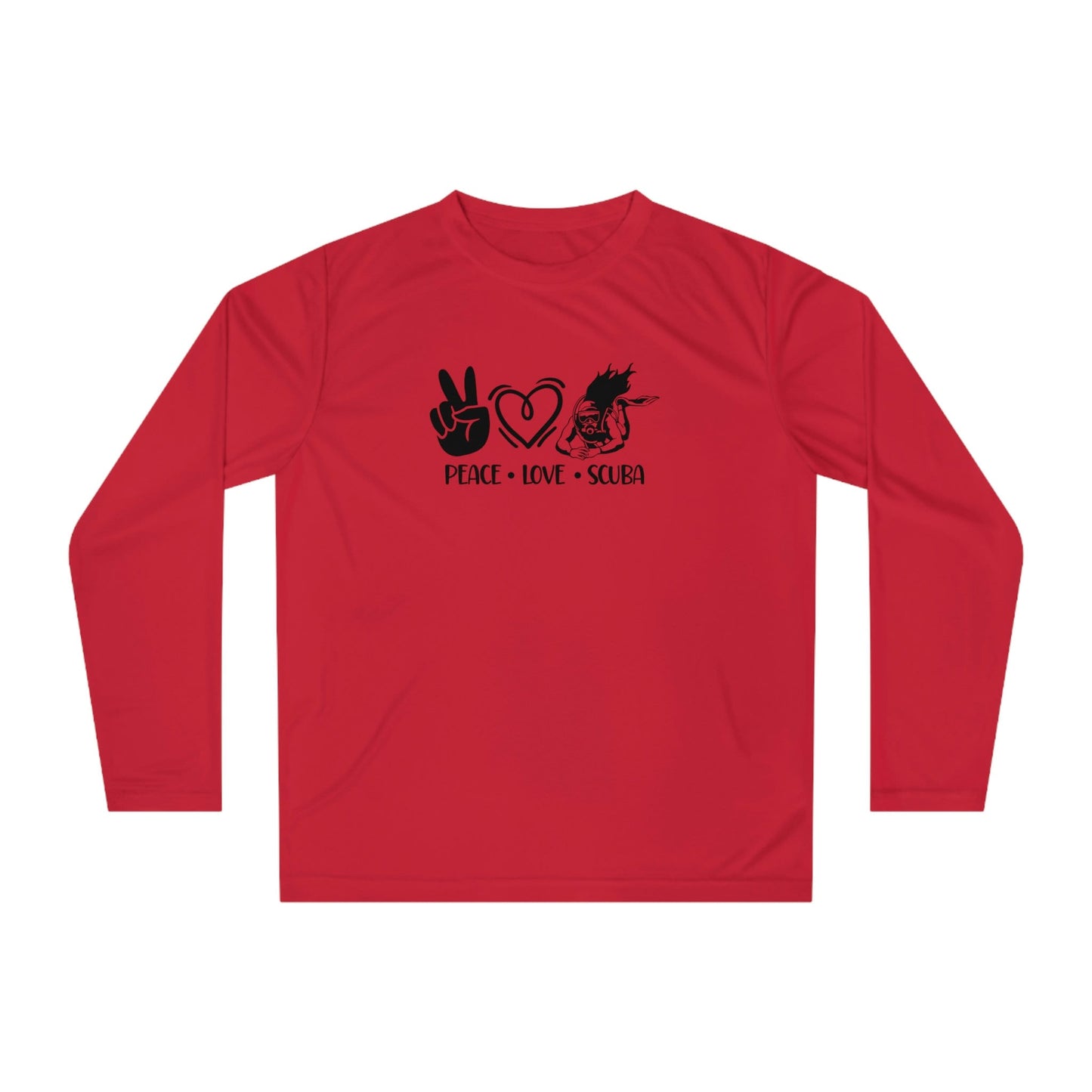 Peace Love Scuba- Women's Scuba Rash Guard