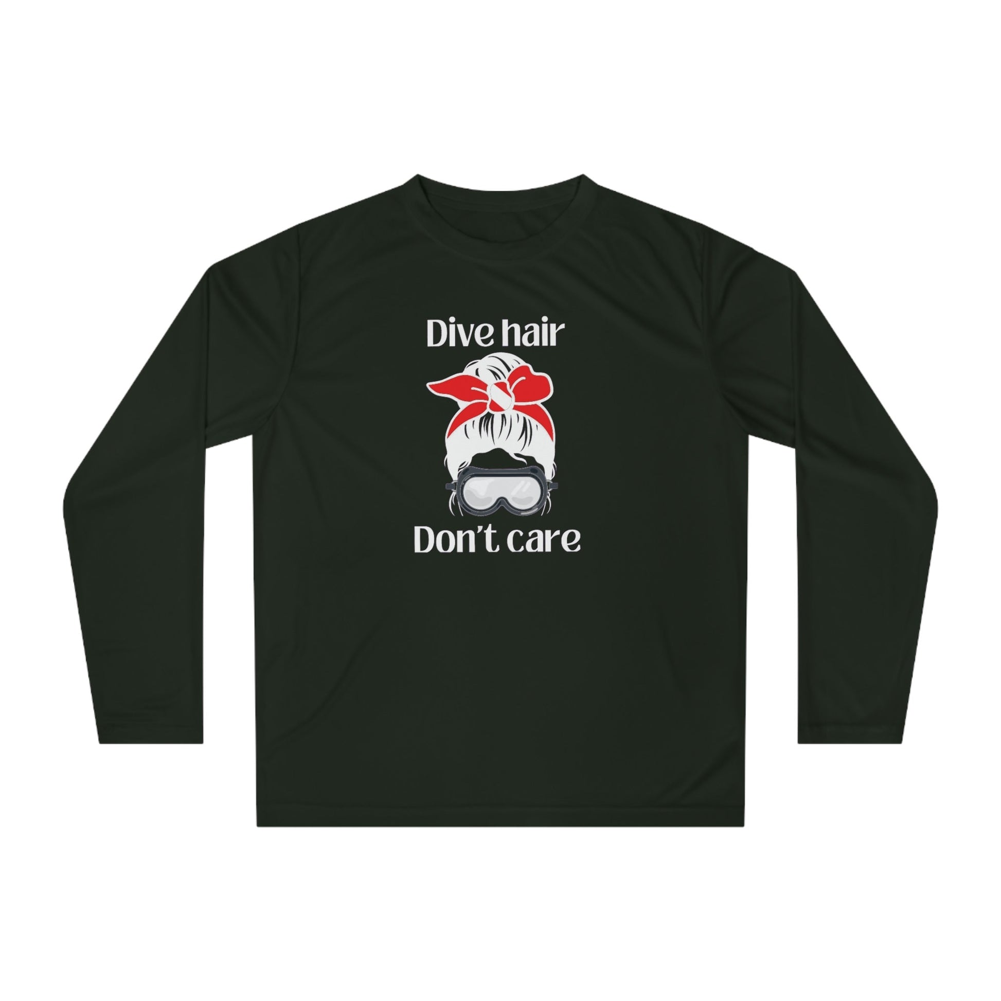 Dive Hair Don't Care- Women's Scuba Rash Guard