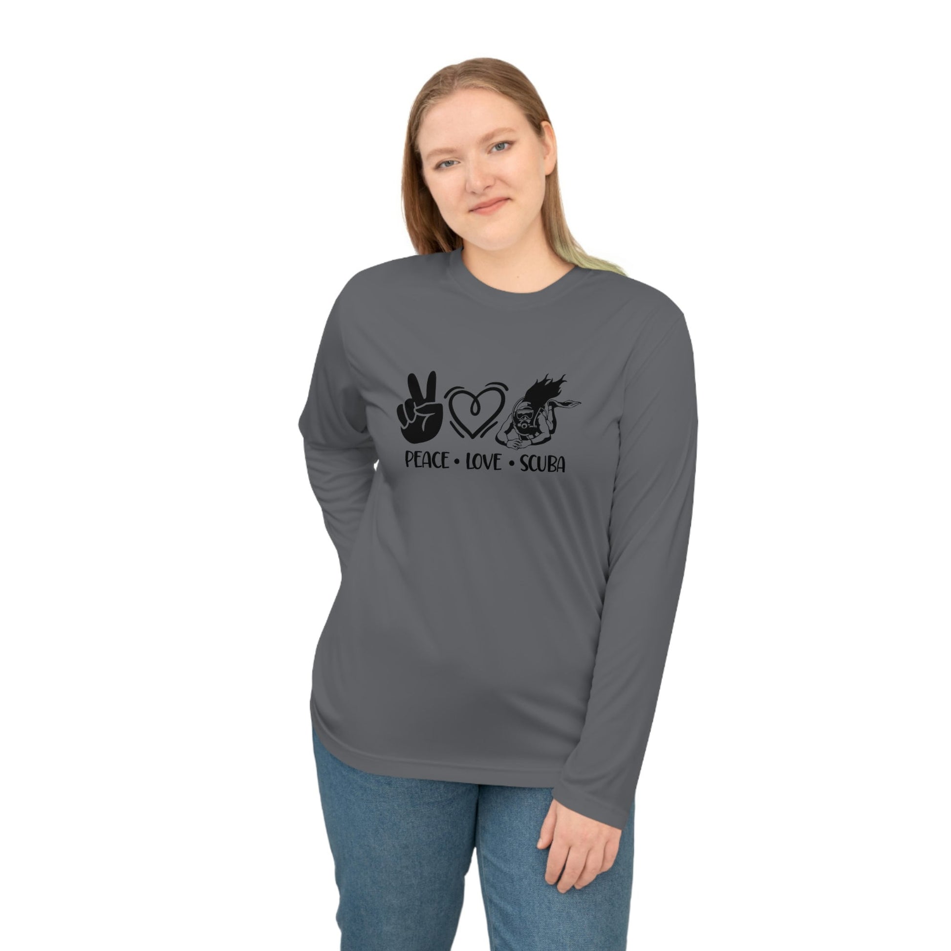 Peace Love Scuba- Women's Scuba Rash Guard